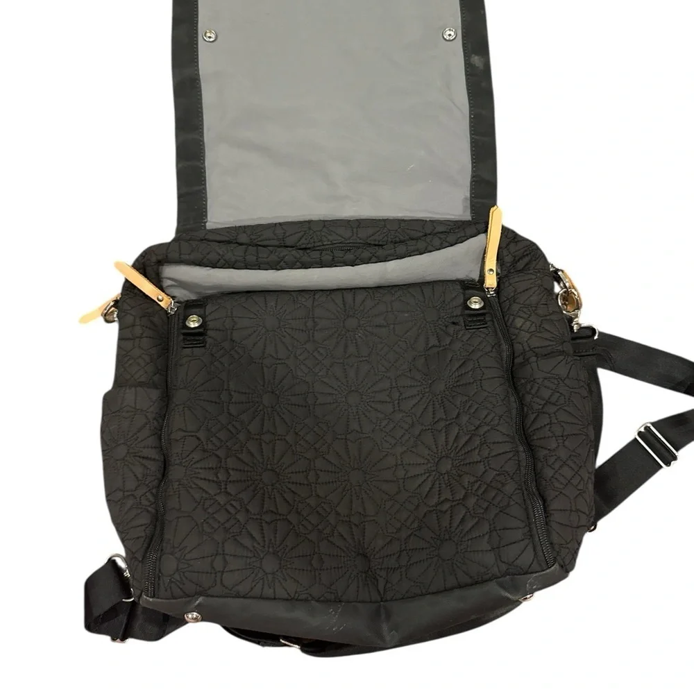 Petunia pickle bottom Black Quilted Women's diaper Bag